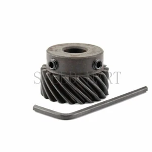 Engranaje de motor biselado de rueda en espiral de metal 1M-20T ángulo engranaje de 90° 20 dientes diámetro 10 mm - Imagen 1 de 4