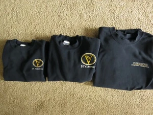 LOT OF 3 ST. VERONICA VIKINGS NAVY SWEATSHIRTS - SIZE YOUTH MEDIUM/LARGE - Picture 1 of 7