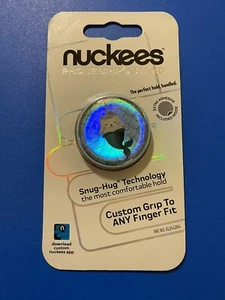 Nuckees Phone Grip and Stand - IRIDESCENT CATICORN / CATFISH (BLUE) - Picture 1 of 5