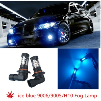 For Cobra 2003-2004/GT 2005-2012 Lighting Fog Light Bulb LED H10 blue Pair 2pcs - Image 1 of 4