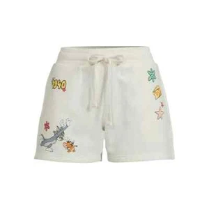 Tom and Jerry Juniors' Graphic Pull-On Shorts 4" Inseam Large (11-13) - Picture 1 of 4