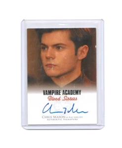 Tarjeta autógrafa de la película Vampire Academy Blood Sisters #A-CM2 Chris Mason Ray (A) - Imagen 1 de 2