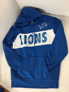 Detroit Lions NFL Team Apparel Men's Pullover Hoodie Sweatshirt Size S NWT Small - Picture 1 of 9