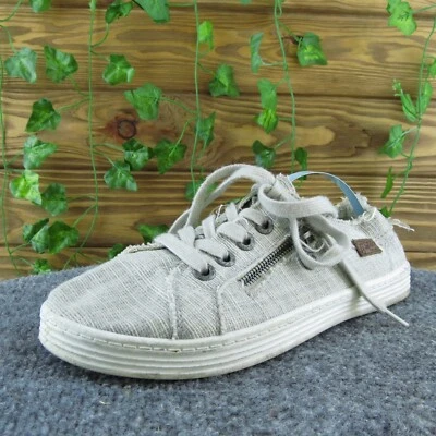 Zapatillas Mujer Blowfish Gris Tela Con Cordones Talla 8 Medianas Foto 1 de 4
