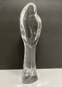 Escultura moderna de vidrio de cristal de Val Saint Lambert de madre e hijo - Imagen 1 de 11