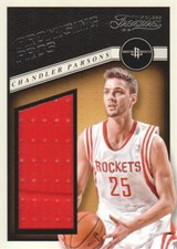 2013-14 Timeless Treasures Basketball Promising Pros JERSEY #3 Chandler Parsons