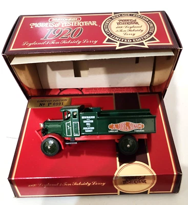Matchbox Models of Yesteryear 1920 Leyland 3 Ton Subsidy Lorry Vintage New - Image 1 of 4