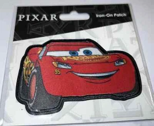 Pixar Lightning McQueen Embroidered Iron On Patch 3 1/2" - Picture 1 of 3