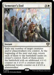 SEMESTER'S END 834 Commander Masters MTG Magic NM - Picture 1 of 1