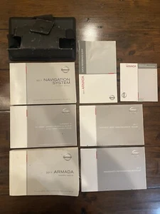 2011 NISSAN ARMADA OWNERS MANUAL - Complete Set W/ Case OEM Fast Free Shipping - Picture 1 of 9