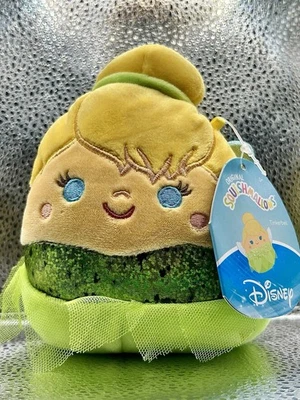 ¡Nuevo Peluche Squishmallows Disney TINKERBELL Relleno por Kellytoy! Foto 1 de 4