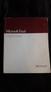 Microsoft Excel 3.0 User's Guide - 1991 Microsoft paperback - Picture 1 of 1