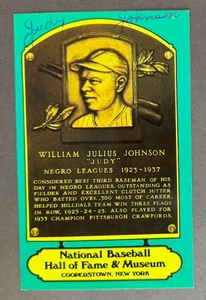 JUDY JOHNSON ~ Firmado/Auto VERDE Béisbol HOF Placa Postal Dexter ~ Sin Certificado de Autenticidad - Imagen 1 de 13