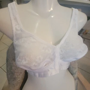 Sujetador para mujer Exquisite 38B blanco inalámbrico sin relleno - Imagen 1 de 8