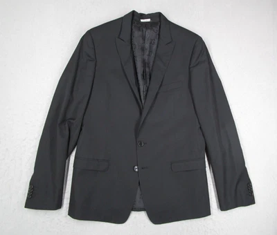 Dolce Gabbana Chaqueta Hombres 52 IT Regular Negro Martini 2 Botones Blazer Abrigo Deportivo Foto 1 de 4