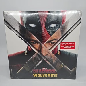 Deadpool & Wolverine Marvel 2-LP Red Translucent Vinyl - LIMITED ED NEW SEALED - Picture 1 of 11