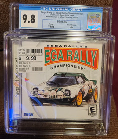NEW Sealed GRADED CGC 9.8 A+ Sega Rally 2: Championship (Sega DreamCast, 1999)