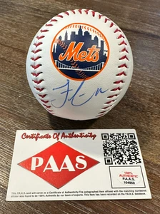 Francisco Lindor Autografiado Firmado MLB Béisbol Mets de Nueva York Certificado de Autenticidad - Imagen 1 de 4