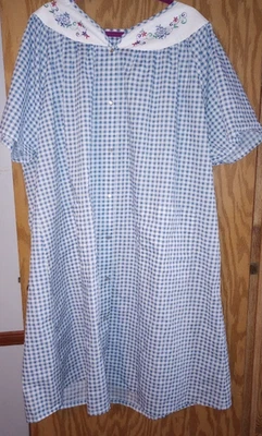 女士睡衣/休闲连衣裙,尺寸 4x — 第 1/2 张图片