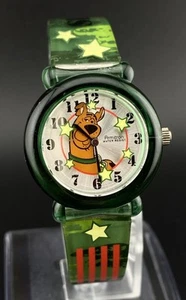 Reloj Militar Vintage Scooby Doo Armitron Estrellas Giratorias Cuadrante Verde Raro - Imagen 1 de 9