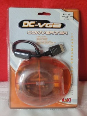 Naki DC-VGA Converter for SEGA DREAMCAST Sealed Package NOS BRAND NEW - Image 1 of 4