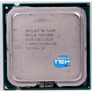 Intel Pentium E6600 3,06Ghz CPU Processor LGA775 LGA 775 Slgug Dual Core - Picture 1 of 3