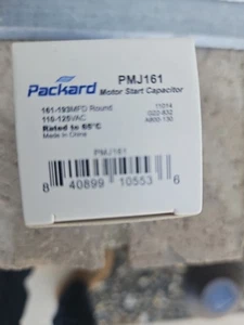 Packard PTMJ161 Start Capacitor 161 To 193 Mfd New In Box - Picture 1 of 3