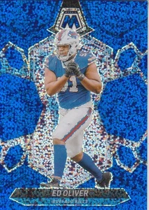 2024 Panini Mosaic Blue Sparkle Ed Oliver #89/96 - Buffalo Bills - Bild 1 von 2