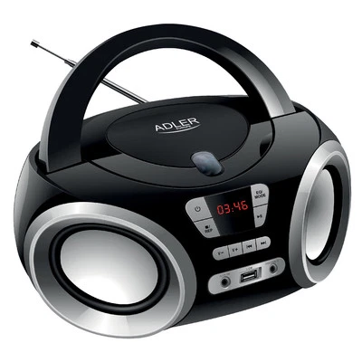 Boombox Universel Adler CD-MP3 USB Radio Portable AD 1181