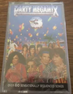 Party Megamix 3 "Over 60 Sequenced Songs" NEW & SEALED Tape Cassette - Picture 1 of 2