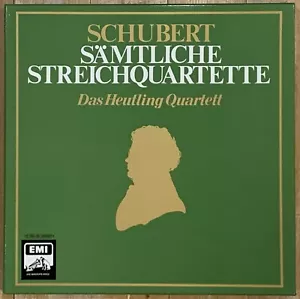 Schubert Complete String Quartets HEUTLING QUARTET EMI Electrola 5 LP Box NM - Picture 1 of 4