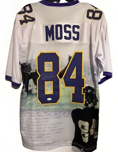 RANDY MOSS Autographed Signed MINNESOTA VIKINGS JERSEY JSA WITNESSED - Picture 1 of 3