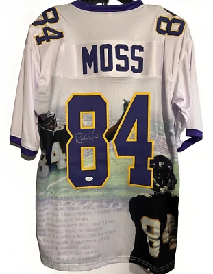 RANDY MOSS Autographed Signed MINNESOTA VIKINGS JERSEY JSA WITNESSED - Image 1 of 3