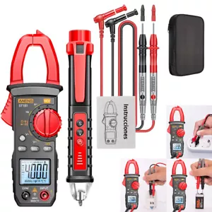 DC AC Zangen Multimeter Zangenamperemeter Stromzange Gleichstromzange 400A NCV - Bild 1 von 13