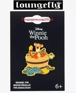 LOUNGEFLY Disney Winnie the Pooh Tigger Bathtub Enamel Pin — BoxLunch Exclusive - Picture 1 of 2