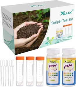 Soil pH Tester, Acidity Test Meter, Strips Kit 200 Tests, for Garden - Picture 1 of 7