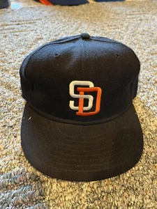 Vintage New Era Pro Model Diamond Collection San Diego Padres MLB Fitted Hat - Picture 1 of 8
