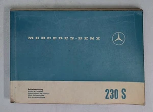 I112762 Uso e Manutenzione - Mercedes-Benz 230 S - 1965 - Picture 1 of 7