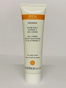 REN Clean Skincare Radiance Glow Daily Vitamin C Gel Cream .5oz 15ml Travel Size - Picture 1 of 2