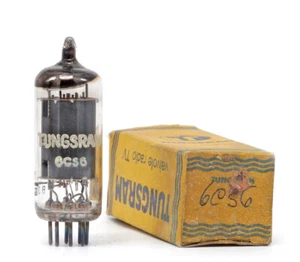 6CS6/EH90 TUNGSRAM NOS BRITISH Tube Lampe Valvola Valvula Valve 진공관 真空管 电子管 - Picture 1 of 1