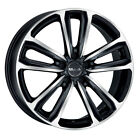 Alloy Wheel Mak Magma For Volkswagen Polo R Wrc 7X18 5X100 Black Mirror 9Zq