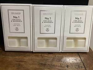 Aldi Hotel Collection No.1 Lime, Basil & Mandarin Scented Wax Melts Trio Offer - Picture 1 of 7