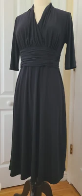 Evan-Picone Women's Short Sleeve Pullover Business Semi-Formal Dress Size 8 - Image 1 of 4