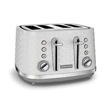 Morphy Richards Vector 4 Slice Toaster 248134 White Four Slice Toaster White Toa