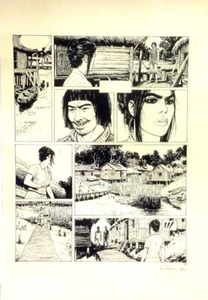 PAVLOVIC EL NINO AFFICHE PROMOTIONNELLE HUMANOIDES ASSOCIÉS PAPIER VERGÉ - Picture 1 of 1