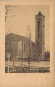 LUDWIGSHAFEN Gartenstadt Kirche alter Heimatbeleg im Postkarten Format ~1950/60 - Picture 1 of 2