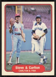 1982 Fleer #632 Steve Carlton/Carlton Fisk