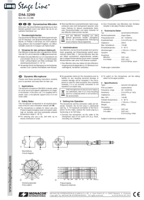 NEU!   IMG Stage Line DM-3200   Dynamisches Gesangsmikrofon in Studioqualität - Bild 1 von 4