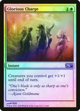 Glorious Charge FOIL Magic 2010 / M10 NM White Common MAGIC MTG CARD ABUGames