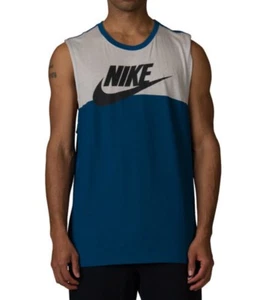 TANK NIKE UOMO LIGHT BONE TRI-BLEND BOND HBR FUTURA NUOVO CON ETICHETTE TAGLIA L & XL 847509-072 - Foto 1 di 10